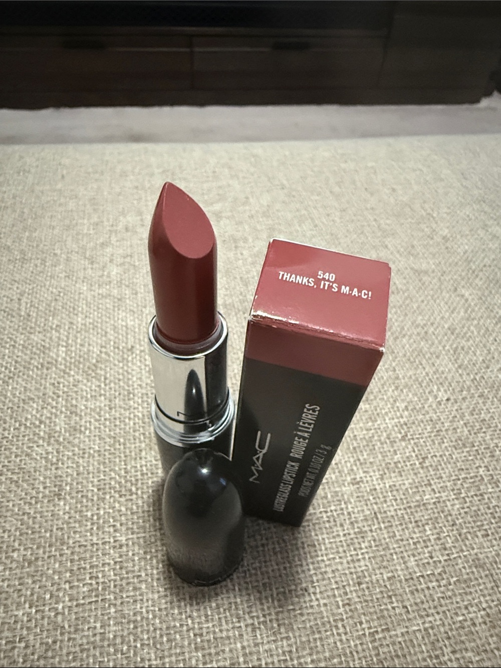MAC Cosmetics Satin Lipstick 540 Thanks, It's M·A·C! - Dusty Rose Mauve